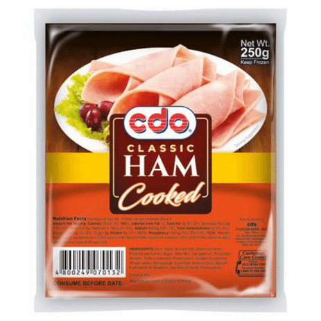 CDO Reg Cooked Ham 250G